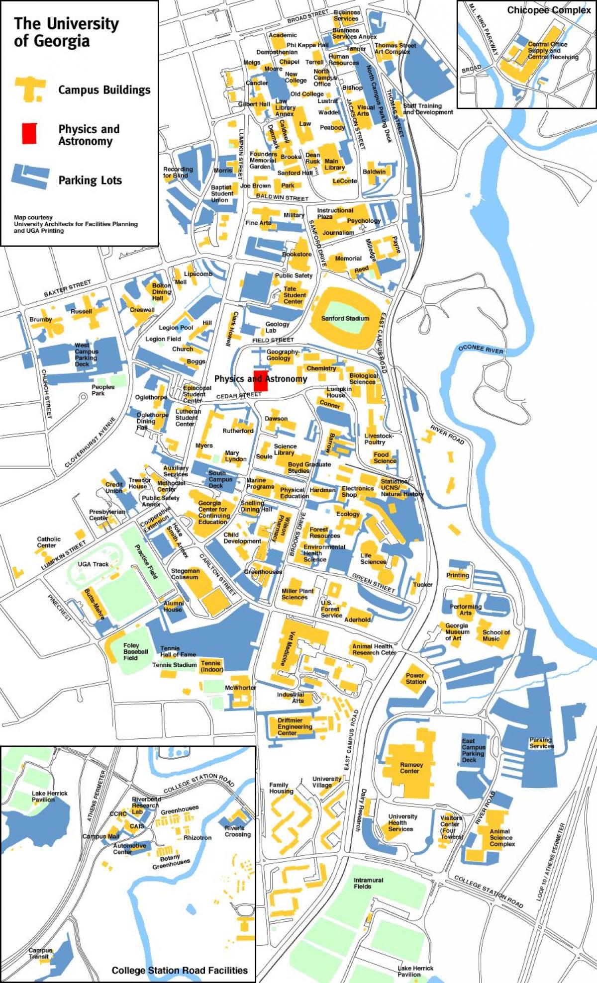 Их сургууль, Гүрж газрын зураг